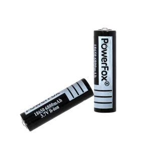Dos baterías recargables PowerFox 18650 para punteros láser Pro