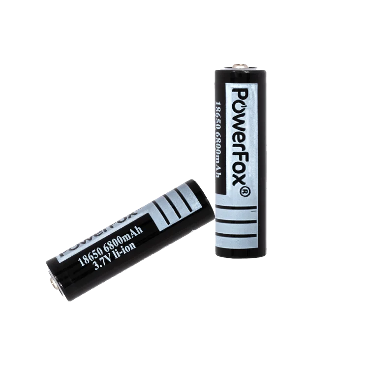 Dos baterías recargables PowerFox 18650 para punteros láser Pro