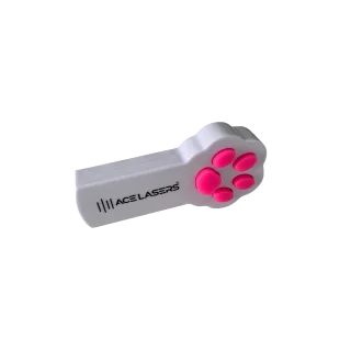 Láser de punto rojo ACE Lasers blanco de 5 mW para jugar con gatos y perros