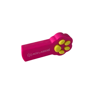 Láser de punto rojo ACE Lasers rosa de 5 mW para jugar con gatos y perros