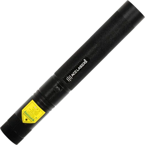 Láser verde ACE Lasers AGP-1 Pro con lente de patrones extraíble, 50–500 mW