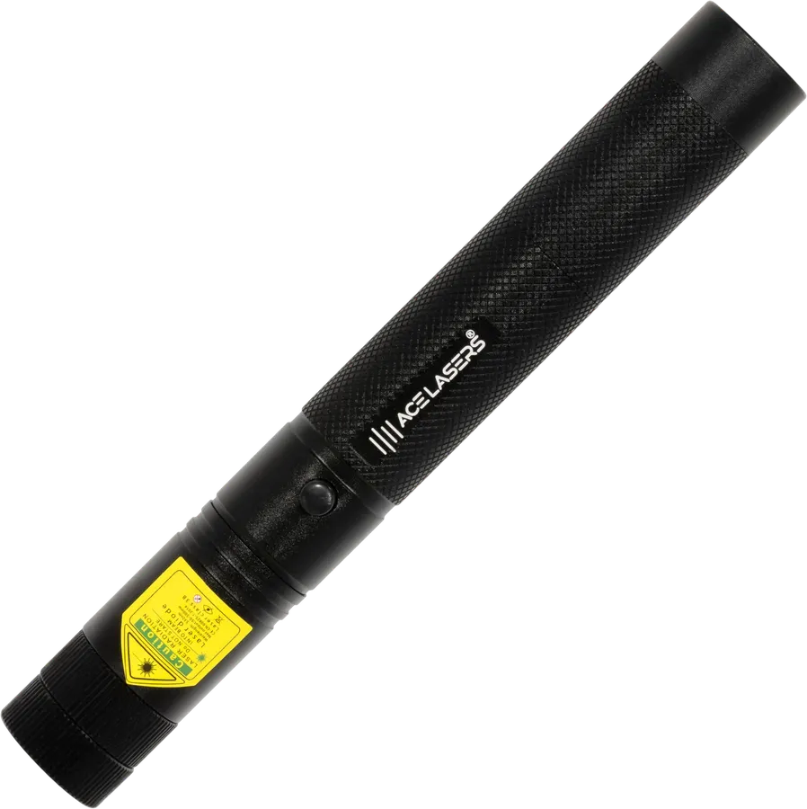 Láser verde ACE Lasers AGP-1 Pro con lente de patrones extraíble, 50–500 mW