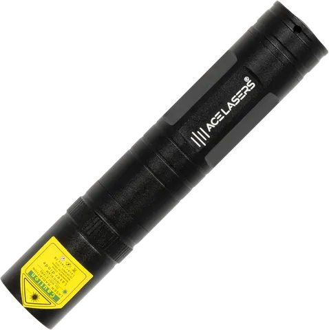 Puntero láser verde compacto ACE Lasers AGP-2 Pro Mini de 12 cm, 50–500 mW
