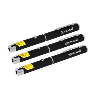 Set de 3 punteros láser: AG-1 verde + AR-1 rojo + AV-1 violeta – foto del producto