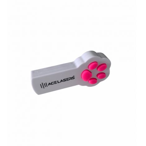 ACE Lasers® blanca mascota Laser Punto rojo